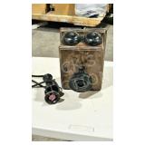 Northern Electric wood box phone