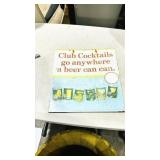 Club Cocktail vintage metal ad sign - 11' x 11'