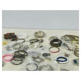assorted costume bracelets