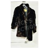 vintage  waist  length fur coat