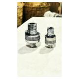 2 Snap On Racheting adaptors , 1/2' & 3/8' drive