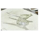 11' long vintage glass bird
