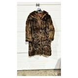 vintage  3/4 quarter length fur coat