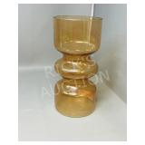 Scandinavian art glass vase - 10' tall