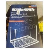Mastercraft ceiling storage shelving-500lb limit