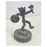 SMED metal Viking sculpture - 10' tall