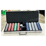 poker chip set in case