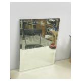 bevelled mirror no frame- 15.5' x 19.5'