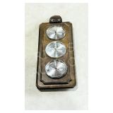 German weather station on leather - 5' w x 13' L