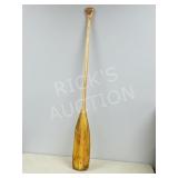 refinished canoe paddle- 52.5' long