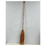 refinished canoe paddle- 59' long