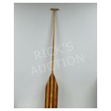 refinished canoe paddle-58.5' long 7' wide blade