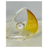 TSX glass sailboat clock - 9'