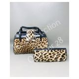 Leopard pattern purse & wallet