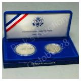 USA- 1986 proof silver(900) dollar coin