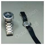 pair- wrist watches- Citizen, Oscar DeRenta