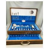 misc flatware & cuttlery chest