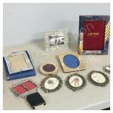 misc. photo frames, metal & pewter