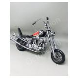 tin easy rider motor bike - 17" long x 11" tall