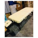 folding padded massage table