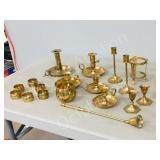 assorted brass decor/ ornaments