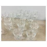 flat- wine glasses + more