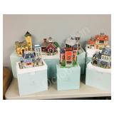 Party Lite Christmas theme village/ orig boxes