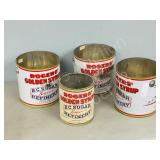 4 Rogers tins -