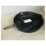 cast iron skillet- 13" wide  good quality