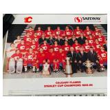 7- Calgary Flames posters- various