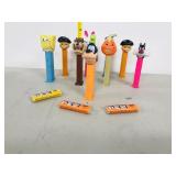 8 Pez dispensers with candy