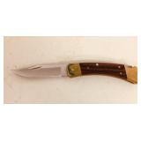 lock blade knife with sheath