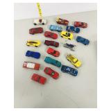 toy cars. approximately 20