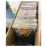 long box of comics