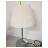 polished pewter table lamp(as new)