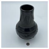 SIGNED CARANCE? SANTA CLARA POTTERY VASE 10"