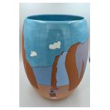 1994 RC GORMAN VASE "BEAUTY WALK" 19"