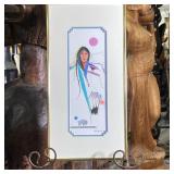 DANA TIGER ORIGINAL "BUFFALO CALF WOMAN" ARTWORK