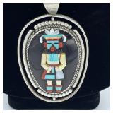 ZUNI SPINNER PENDANT NECKLACE