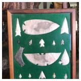 NATIVE AMERICAN ARROWHEAD LOT OF 19 12"x18"