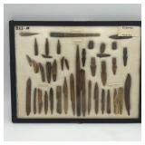 ESKIMO BLUNT, CARIBOU, HARPOON, DART POINTS SET