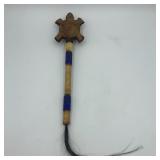 NATIVE AMERICAN DANCE RATTLE 17"