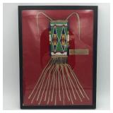 CROW TYPE BEADED STRIKE-A-LIGHT BAG