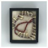 ANIMAL TEETH BEADED NECKLACE