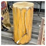 NATIVE AMERICAN DRUM 37 IN TALL