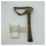 ARAPAHO BONE HANDLED METAL EDGE SCRAPER 11.25"