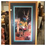 NATIVE AMERICAN PRINT BY ROBERT PARKER 30"x49"