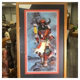 NATIVE AMERICAN PRINT BY ROBERT PARKER 30"x49"
