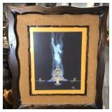 NATIVE AMERICAN PRINT BY JOE RECTOR 31"x35"