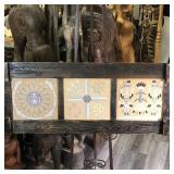 NAVAJO CEREMONIAL SAND PAINTING  46"x18.5"